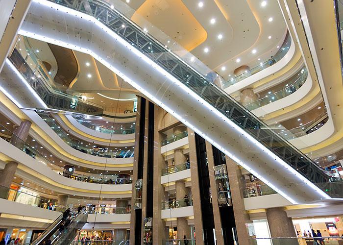 Malls in mainland China have become hugely popular with the rise of consumerism, following a long tradition of department stores in Hong Kong