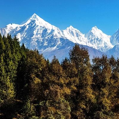 A vista of a mountain range (Credit: Alamy)