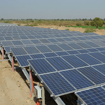 Rows of solar panels (Getty Images)