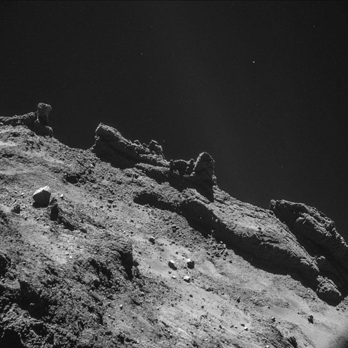 Rosetta’s mission planners scoured the comet surface for a possible landing zone