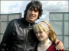 Roxy and Vernon Kay