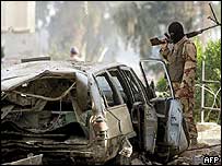 Saldırıda kullanılan aracın patlamadan sonraki görüntüsü