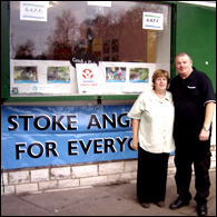 John and Mo Deaville love fishing - and each other