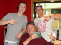 Tom Bradley, Tony Wadsworth and Philip Olivier