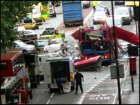 Saldırıya hedef olan otobüs