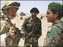 سربازان افغان و آمريکايی در هلمند