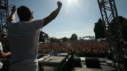 Vernon Kay at the 2008 Big Weekend