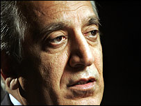 عراق کے صدر جلال طالبانی اور زلمے خلیل زاد