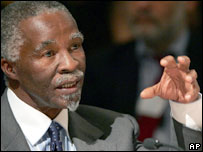 Tổng thống Nam Phi Thabo Mbeki 