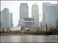 金丝雀码头开发区