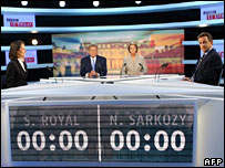 نیکولا سارکوزی و سگولن رویال 