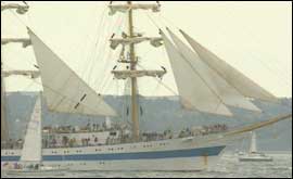 tallships leave Portsmouth