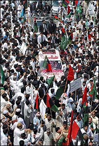 Protesto no Paquistão