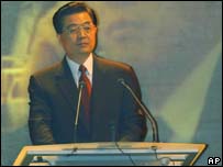 O presidente chinês, Hu Jintao