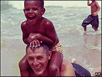 Barack Obama e seu avô