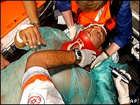 Americano ferido em atentado palestino