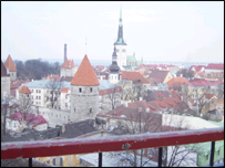 Vista do centro histórico de Tallin
