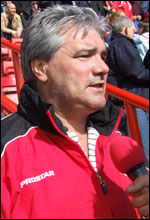 Jersey manager Peter Vincenti 