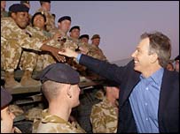 O primeiro-ministro britânico, Tony Blair