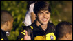 Kaká e colegas na chegada à Tanzânia