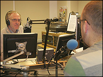 Eric Smith presenting the breakfast show