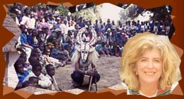 Lucy Duran and Wassoulou village (©Lucy Duran)