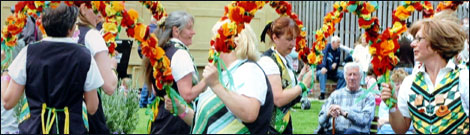 Cleckheaton Folk Festival dancing