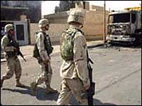 Kerkük'te Amerikan askerleri