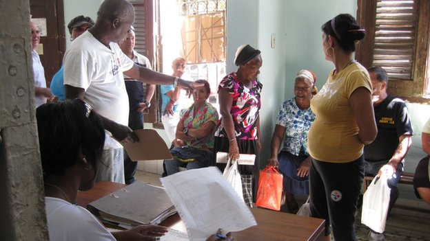 Cartório em Cuba (Foto: BBC)