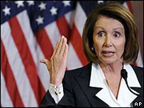 A presidente da Câmara dos Representantes dos Estados Unidos, Nancy Pelosi