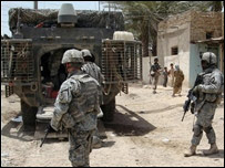 یک سرباز آمریکایی در بغداد