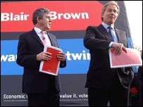 تونی بلر و گوردون براون