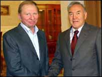 Леонід Кучма і Нурсултан Назарбаєв (фото УНІАН)