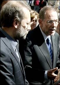 سولانا و لاريجانی