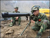 Lính Trung Quốc tại Đường Gia Sơn