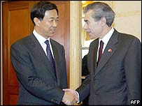 وزرای بازرگانی چين و آمريکا