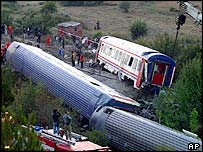 Acidente de trem na Turquia