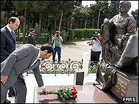 احمدی نژاد در باکو