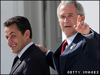 Sarkozy và Bush