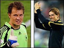 Lehmann (trái) và Torres (phải) 