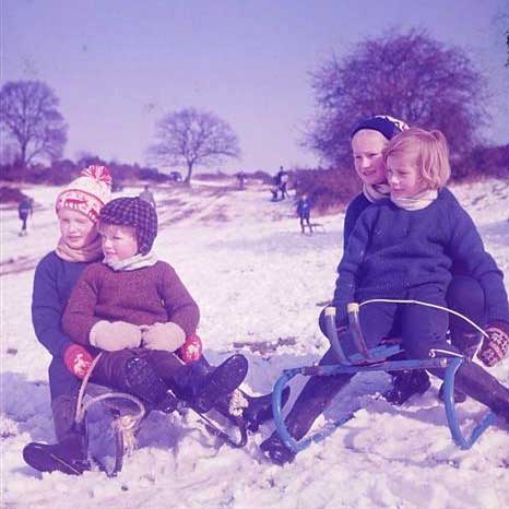 Sledging on the Old Hills, 1963