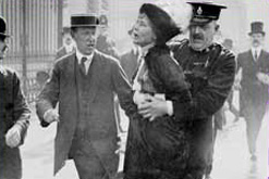 image: Emmeline Pankhurst, courtesy of The Museum of London