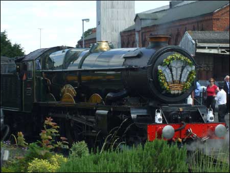 Royal train on Severn Valley Railway Kidderminster