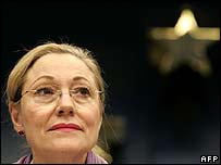 A Comissária de Relações Exteriores da União Européia, Benita Ferrero-Waldner