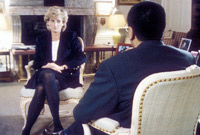 Y Tywysoges Diana ar Panorama yn 1995