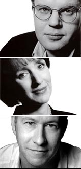 Mark Lawson,  Francine Stock and John Wilson