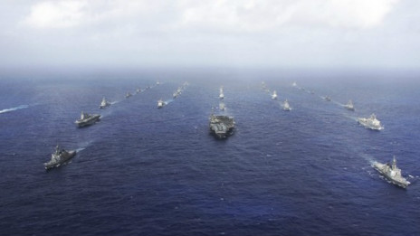 Hải quân Mỹ và Nhật tập trận