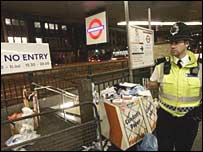 Londra'da metro istasyonu