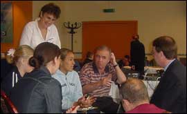 Sports presenter Geoff Foster  