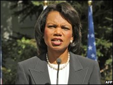          امریکی وزیرخارجہ کونڈو لیزا رائس